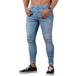 Sexy Hole Jeans Men Sweatpants