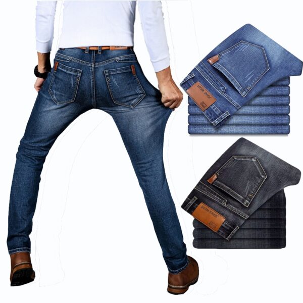 Business Fashion Jeans Denim Trousers