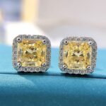 Diamond Stud Earrings Wedding Jewelry