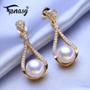 Freshwater Pearl Luxury Stud Earrings