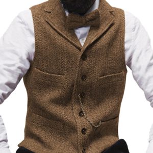 Men Waistcoat Vest Steampunk Jacket