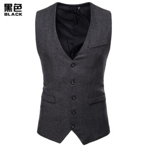 Herringbone Tweed Formal Business Vests