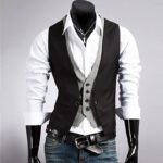 Casual Business Vest Men Waistcoat