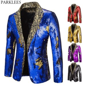 Sequin Glitter Blazer Luxury Jacket