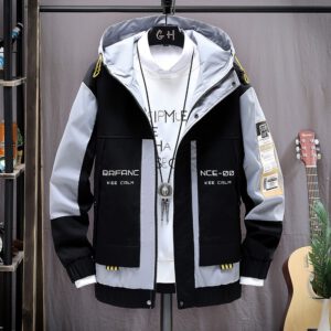 Fashion Hooded Jacket Japanese Streetwear