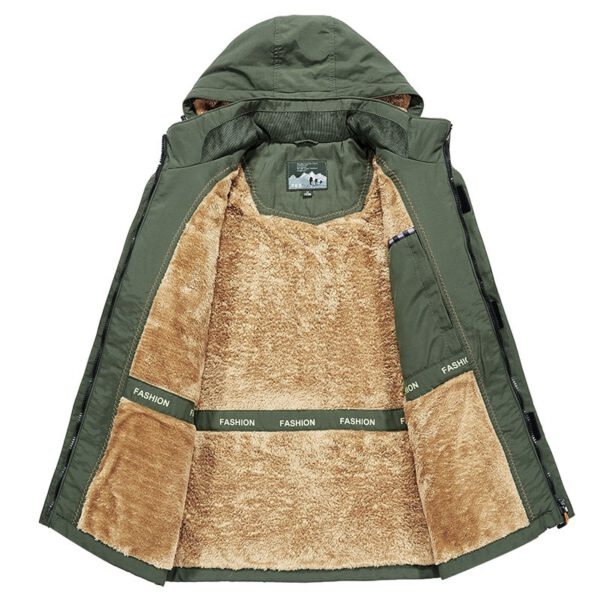 Fleece Cargo Jacket Warm Coat