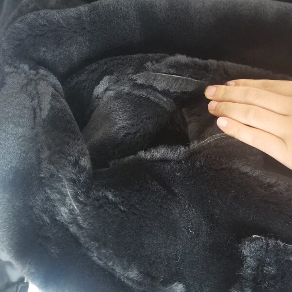 100% Natural Shearling Fur Coat