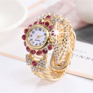 Rhinestone Luxury Watch Women Bracelet Watches