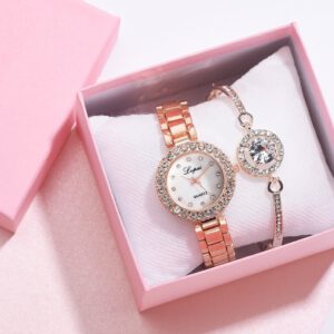 Geometric Bracelet Watches Bangle Quartz Watch