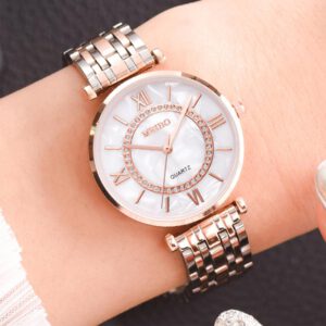 Crystal Bracelet Watches Ladies Quartz Watch