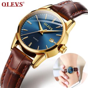 Leather Quartz Watch Luxury Ladies Wristwatch