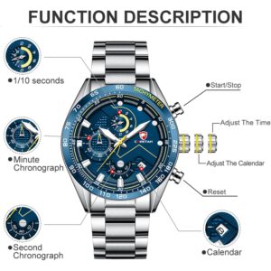 Luxury Men Watch Sports Chronograph Watches