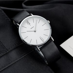 Men Leather Watch Luxury Quartz Watches