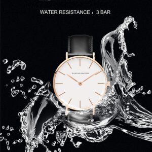 Leather Watch Men Waterproof Wristwatch