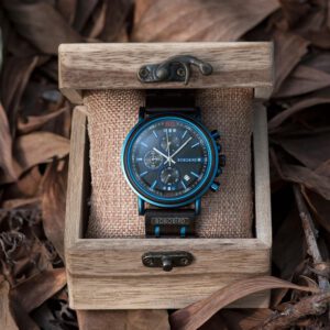 Wooden Men Watch Chronograph Quartz Watches